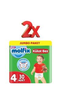 Molfix Anatomik Fit 4 Numara Külot Bebek Bezi 2x30 Adet