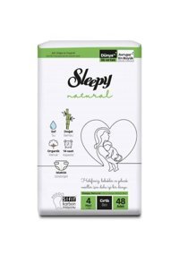 Sleepy Maxi 4 Numara Organik Cırtlı Bebek Bezi 48 Adet