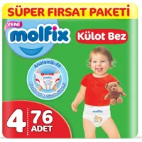 Molfix Anatomik Fit 4 Numara Külot Bebek Bezi 76 Adet