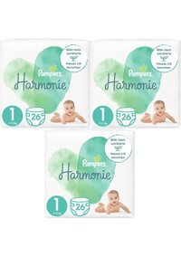 Prima Harmonie Yenidoğan 1 Numara Organik Cırtlı Bebek Bezi 3x26 Adet