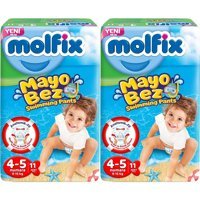 Molfix Swimming Pants 5 Numara Mayo Bebek Bezi 2x11 Adet