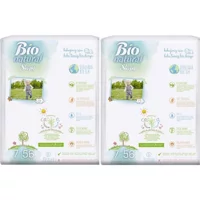 Sleepy Bio Natural 7 + Numara Organik Cırtlı Bebek Bezi 2x56 Adet
