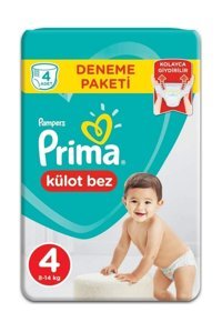 Prima 4 Numara Külot Bebek Bezi 4 Adet