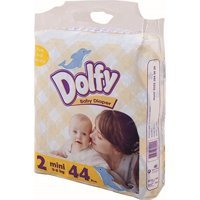Dolfy Mini 2 Numara Cırtlı Bebek Bezi 44 Adet