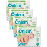 Önlem Botanika Mini 2 Numara Organik Cırtlı Bebek Bezi 4x96 Adet