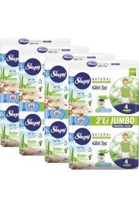 Sleepy Natural Ultra Hassas 4 Numara Organik Külot Bebek Bezi 60 Adet