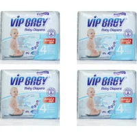Bebiko Vıp Baby 5 Numara Cırtlı Bebek Bezi 4x30 Adet