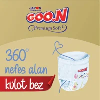 Goon Premium Soft 7 Numara Külot Bebek Bezi 84 Adet