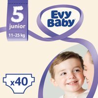 Evy Baby Dev Paket 5 Numara Cırtlı Bebek Bezi 40 Adet