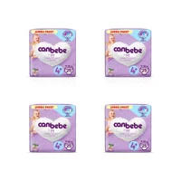Canbebe Jumbo 4 + Numara Bantlı Bebek Bezi 4x25 Adet