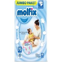 Molfix Extra Large 6 Numara Bantlı Bebek Bezi 20 Adet