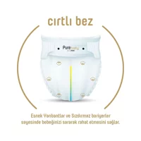 Sleepy Pure Baby 5 Numara Organik Cırtlı Bebek Bezi 40 Adet