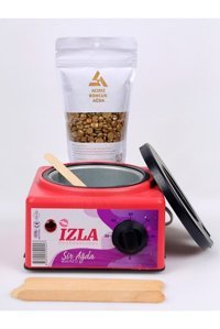 İzla 1+1 Boncuk Ağda Makinesi + Gold Boncuk Ağda + Spatula