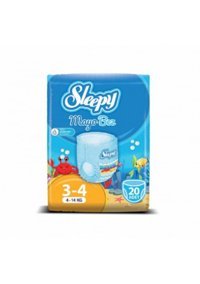 Sleepy 3-4 Numara Mayo Bebek Bezi 20 Adet