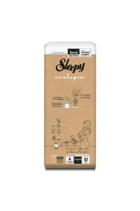Sleepy Ecologic XL 6 + Numara Organik Cırtlı Bebek Bezi 32 Adet