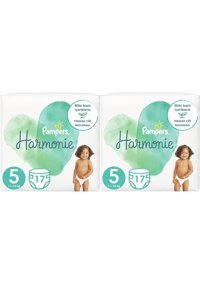 Prima Harmonie Junior 5 Numara Organik Cırtlı Bebek Bezi 2x17 Adet