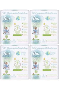 Sleepy Bio Natural 6 Numara Organik Cırtlı Bebek Bezi 4x64 Adet