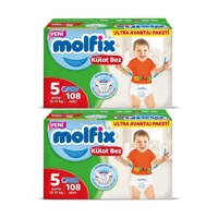 Molfix Anatomik Fit 5 Numara Külot Bebek Bezi 216 Adet