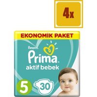 Prima Aktif Bebek 5 Numara Cırtlı Bebek Bezi 120 Adet