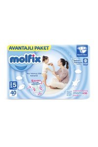 Molfix Junior 5 Numara Cırtlı Bebek Bezi 40 Adet