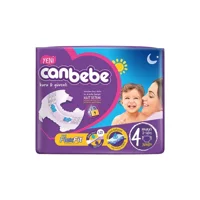 Canbebe Maxi Süper Ekonomik 4 Numara Bantlı Bebek Bezi 30 Adet