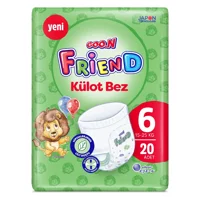 Goon Friend XL 6 Numara Külot Bebek Bezi 20 Adet