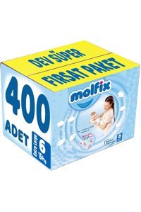 Molfix Extra Large 6 Numara Cırtlı Bebek Bezi 400 Adet