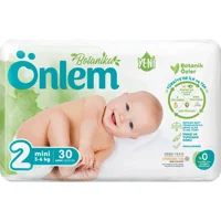 Önlem Botanika 2 Numara Organik Cırtlı Bebek Bezi 30 Adet