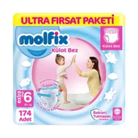 Molfix Extra Large 6 Numara Külot Bebek Bezi 3x58 Adet
