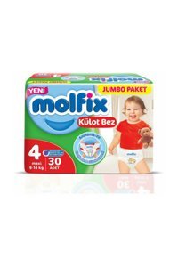 Molfix Anatomik Fit 4 Numara Külot Bebek Bezi 30 Adet