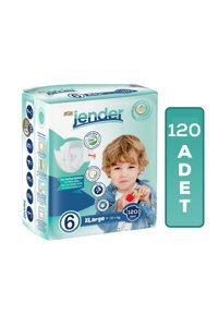 Jender XLarge 7 Numara Cırtlı Bebek Bezi 120 Adet