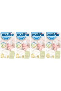 Molfix Prematüre 0 Numara Göbek Oyuntulu Cırtlı Bebek Bezi 4x30 Adet