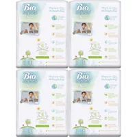 Sleepy Bio Natural 6 Numara Organik Cırtlı Bebek Bezi 4x16 Adet