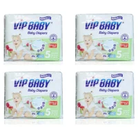 Bebiko Vıp Baby 5 Numara Cırtlı Bebek Bezi 4x28 Adet