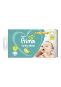 Prima Aktif Bebek Yenidoğan 1 Numara Cırtlı Bebek Bezi 132 Adet