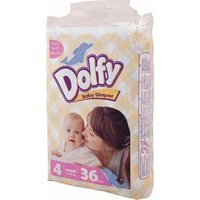Dolfy Maxi 4 Numara Cırtlı Bebek Bezi 36 Adet