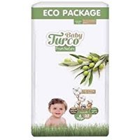 Baby Turco Doğadan XLarge 6 Numara Cırtlı Bebek Bezi 32 Adet + 1 Rose Islak Havlu