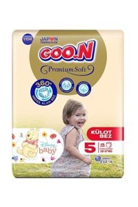Goon Premium Soft 5 Numara Külot Bebek Bezi 60 Adet