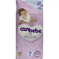 Canbebe 7 Numara Bantlı Bebek Bezi 10 Adet