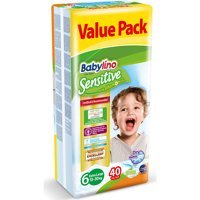 Babylino Sensitive XL 6 Numara Cırtlı Bebek Bezi 40 Adet