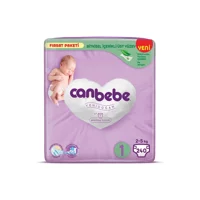 Canbebe Fırsat Paketi Yenidoğan 1 Numara Bantlı Bebek Bezi 240 Adet