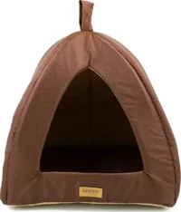Lepus Keops Piramit Kedi ve Köpek Yatağı Kahverengi 35x35x40 Cm