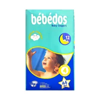 Bebedos Maxi 4 Numara Cırtlı Bebek Bezi 44 Adet
