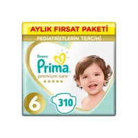 Prima Premium Care 6 Numara Cırtlı Bebek Bezi 310 Adet