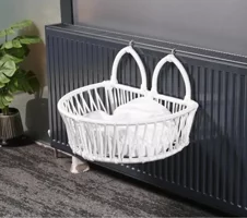 Lepus Kulak Asmalı Petek Kedi ve Küçük Irk Köpek Yatağı Gri 36x52 Cm