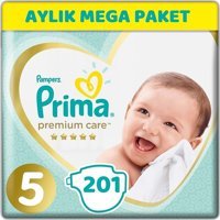 Prima Premium Care 5 Numara Cırtlı Bebek Bezi 201 Adet