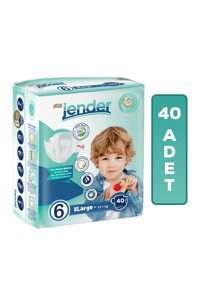 Jender XLarge 7 Numara Cırtlı Bebek Bezi 40 Adet