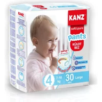 Kanz Soft & Pure Large 4 Numara Külot Bebek Bezi 30 Adet