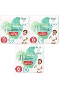 Prima Harmonie 6 Numara Külot Bebek Bezi 3x18 Adet