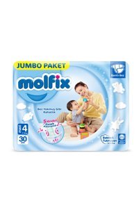 Molfix Maxi 4 Numara Cırtlı Bebek Bezi 2x30 Adet